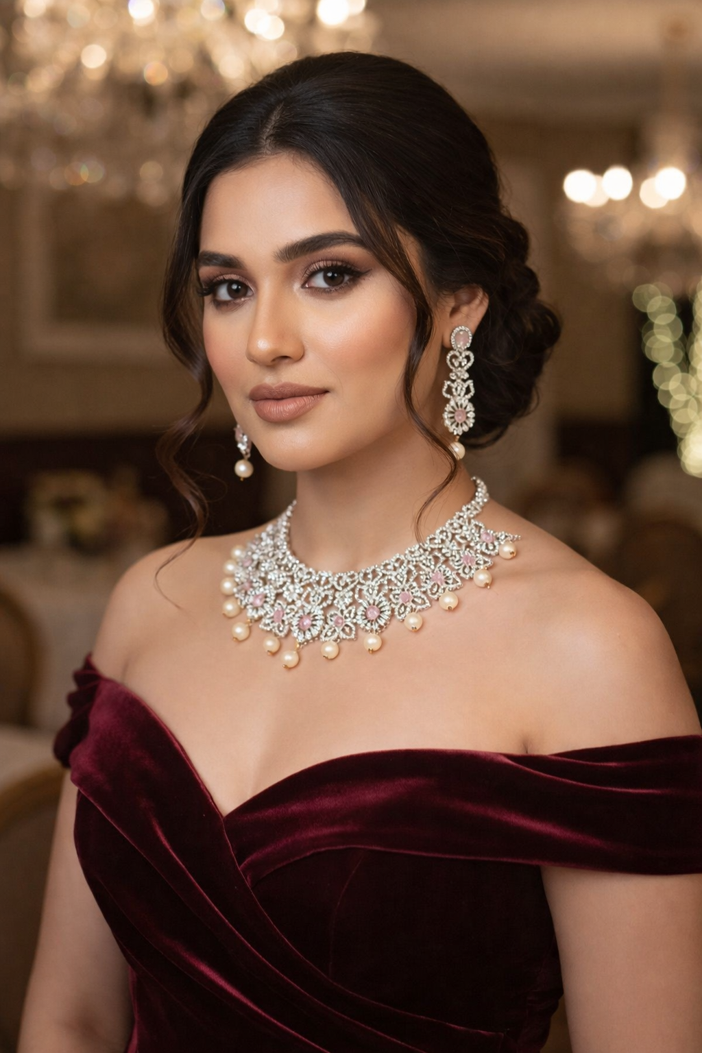 Nooré Royale Pearl Choker Set