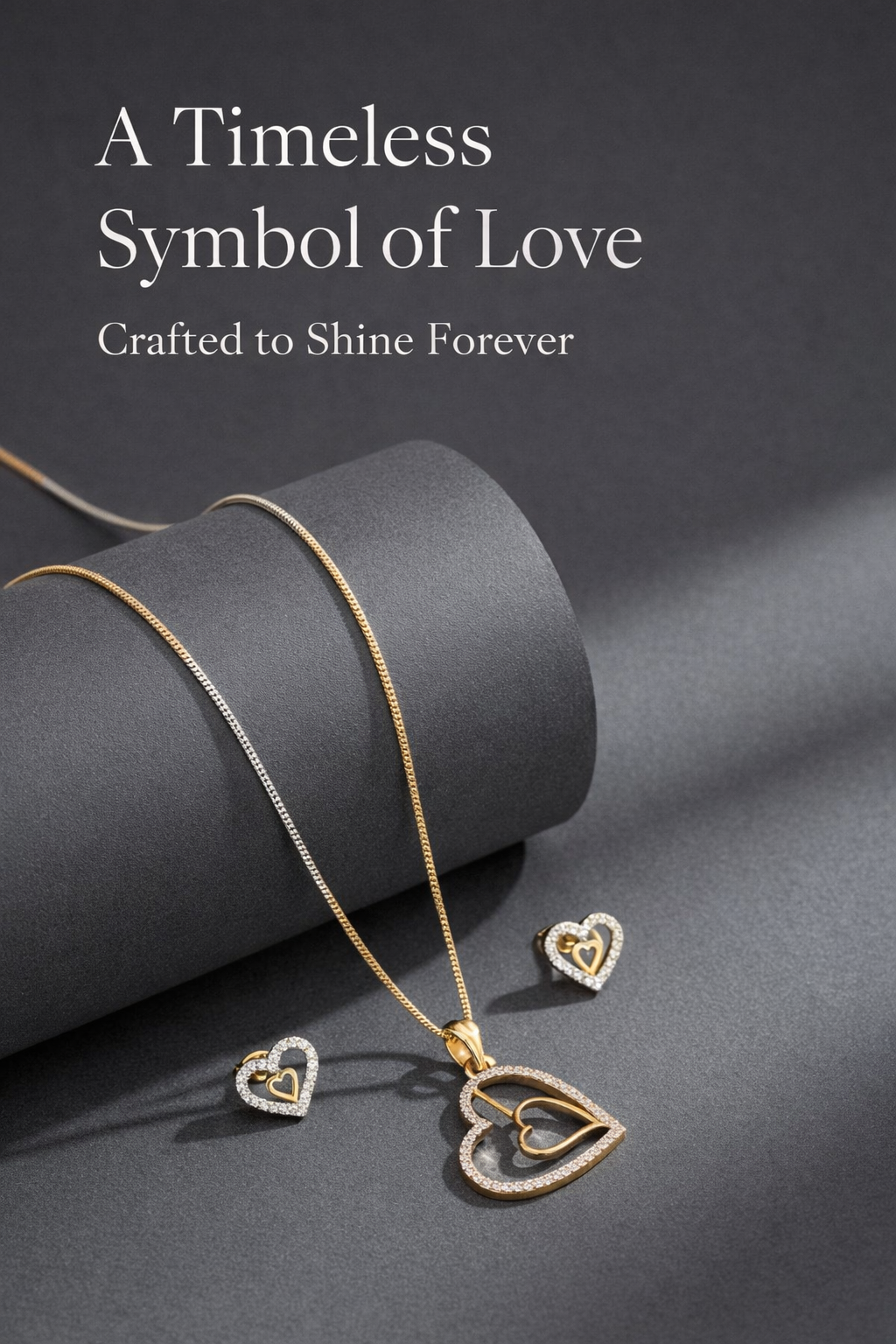 Eterna Heart Pendant Set