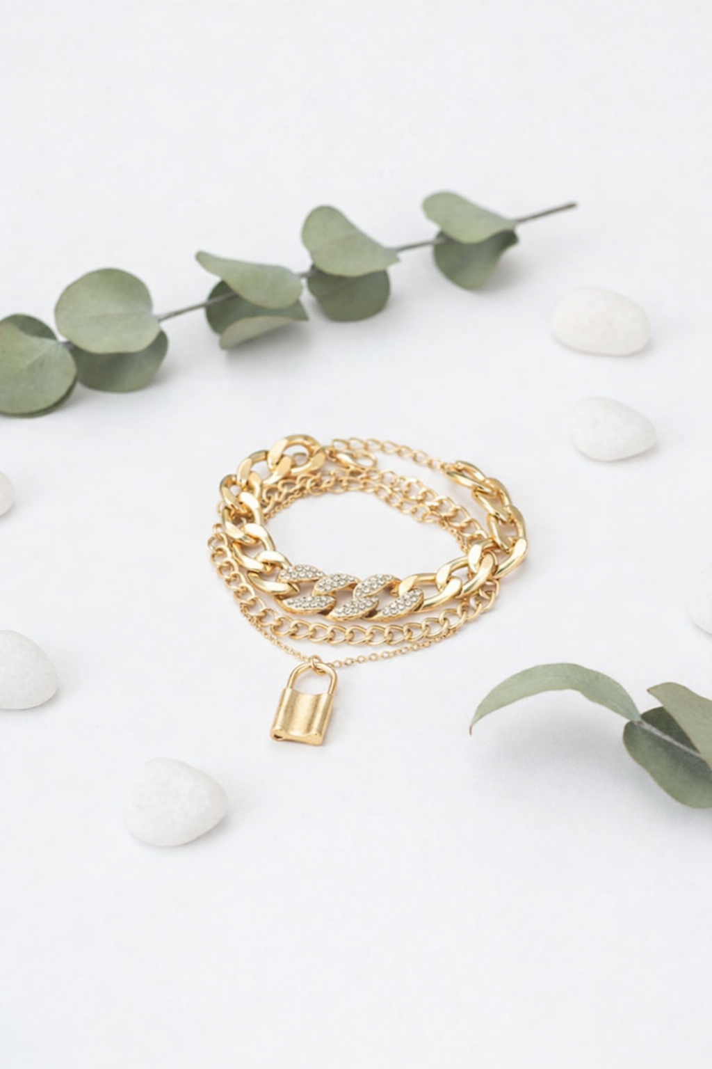 Luxe Lock™ Layered Gold Bracelet