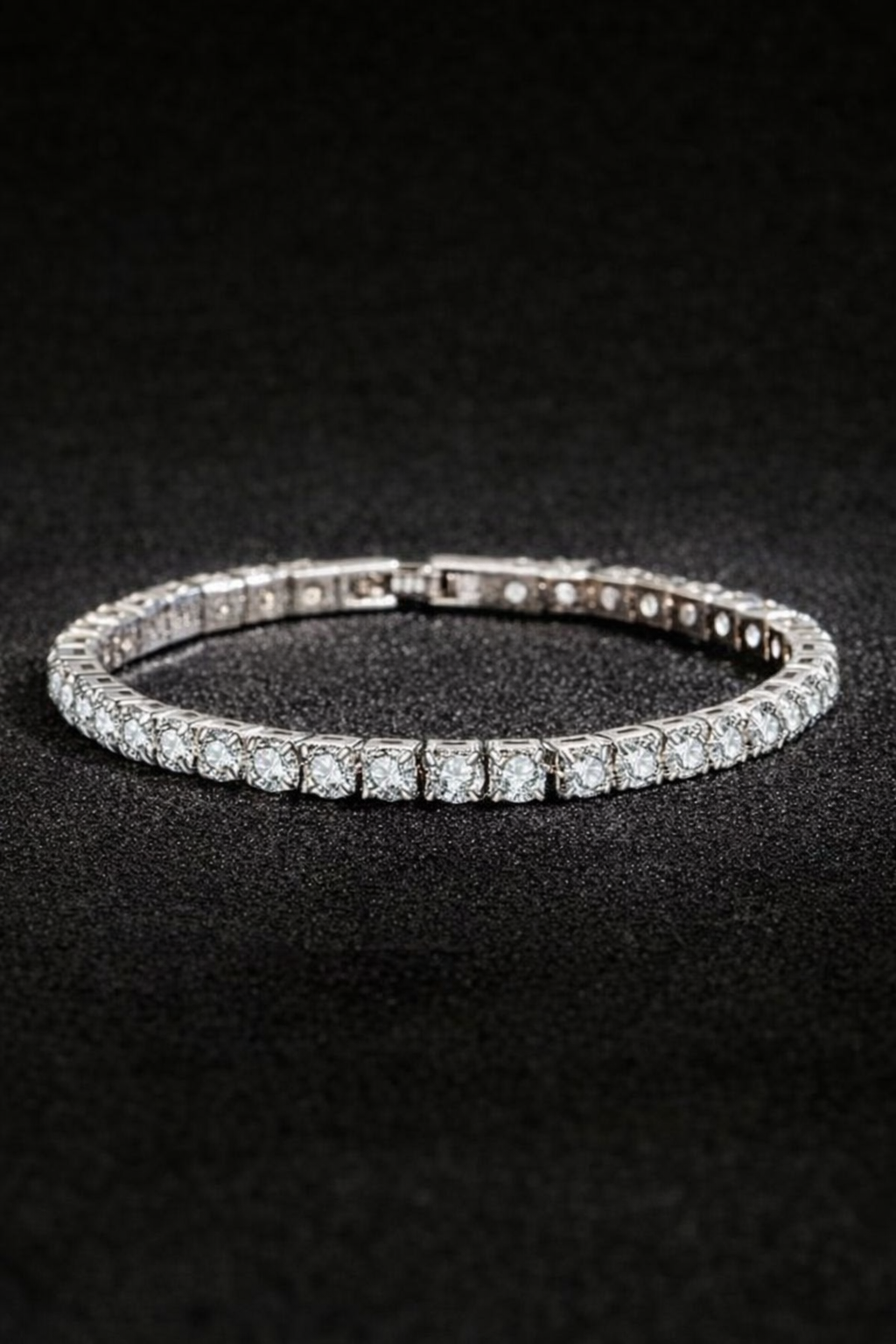 S925 Sterling Silver Tennis Bracelet Simulated Diamond CZ Gift