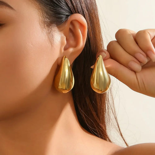 Aurea Drop Gold Earrings