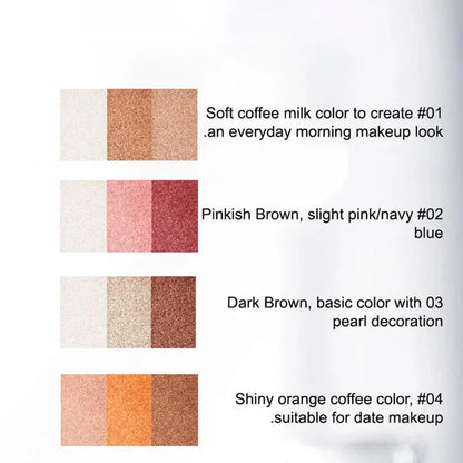 Waterproof Gradient Shimmer Eye-Shadow Stick - Set of 2